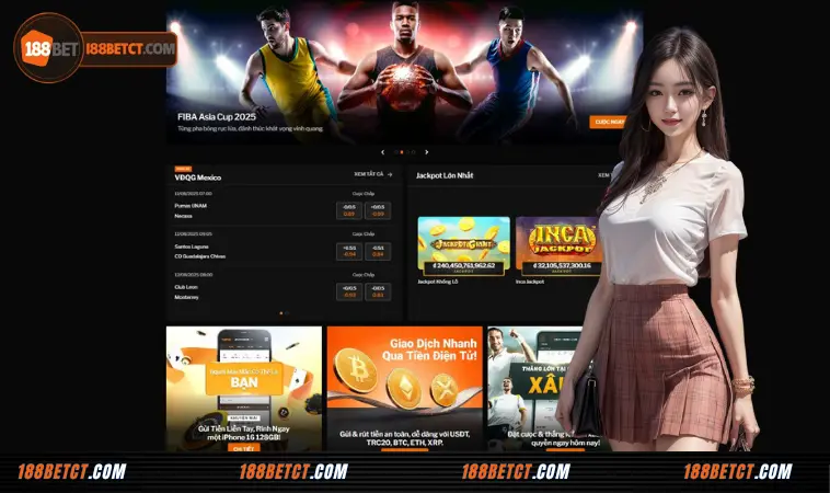 188Bet Link Mới Nhất: 188Betct, 188 Bet – Nhà cái uy tín! 12 Giao diện sang trọng, cuốn hút